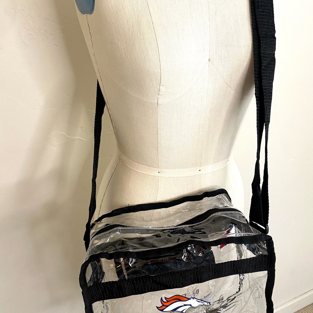 Denver Broncos Clear Stadium Bag Broncos Football Shoulder Concert Bag Gameday - Picture 2 of 8